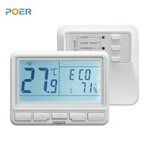 스마트 온도 제어 시스템 무선 보일러실 디지털 조절기 wifi smart thermostat temperature controller for warm floor heating, 433MHz, 110-240V