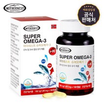 [마더네스트] 슈퍼오메가3 RTG 알티지1001mg 100캡슐 (3개월분), 단품, 단품