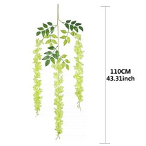 인조대나무 조화 가림막 파티션 인테리어 센터피스 갈대 담쟁이넝쿨 야자수 76cm 녹색 아이비 잎 무 해초 포도 꽃 포도 나무 홈 정원 벽 파티 장식, t8