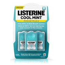 리스테린 후레쉬버스트 포켓팩 3개 1set, 쿨민트 포켓팩 3개(72장)1set