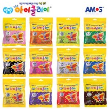 [문구조아] 아모스 아이클레이 50g 하양, 10개