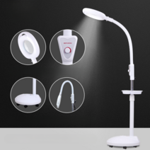 이동식 LED 무영등 병원용 스탠드 램프 조명 보조, D 휠 48W 슈퍼 브라이트