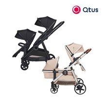 큐터스 듀엣프로 듀오 쌍둥이 유모차, 듀오구성(메인+듀오시트)_엘리펀트