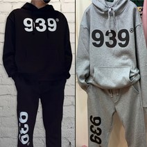 센스티 939 트레이닝세트 기모 후드 바지 트레이닝복 여성 남성 남녀노소 긴팔 레터링 가을 겨울 커플 단체티 맨투맨