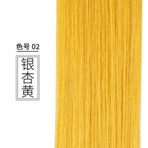 붙침 컬러 헴라인 붙임머리 자기 받다 스티커패치 여성 장발 귀걸이 염색 가발 손질 온통식 헤어피스 2242709450, 02 -65 센치 은행나무 엘로 -원