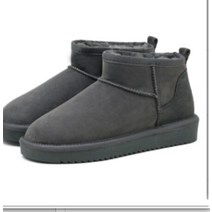 양털부츠 기모부츠 스노우 부츠 스타일 짧은 미니 양가죽 여성용 방수 천연 양모 발목 모피 안감 따뜻한 플