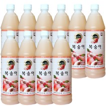 청솔 복숭아 음료베이스 835ml / 과일원액, 10개