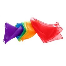 스포타임 NEW 저글링스카프 6개1세트 뉴스포츠 체육교구, 단품