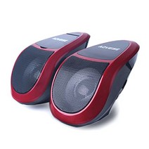 오토바이 오디오 셋트 엠프 블루 치아 스피커 방수 스테레오 앰프 시스템 블루 치아 재생 fm 라디오 u 디스크 재생, 빨간색