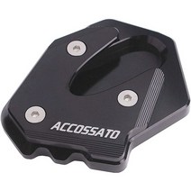 일본직발송 10. TOCHIC V 스톰 250 사이드 스탠드 플레이트 와이드 타입 알루미늄 합금 검정 B08Y5RD4H3, ONE SIZE, One Color