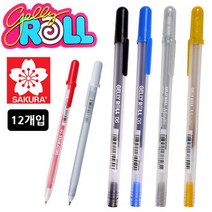 사쿠라 젤리롤펜 1다스 (12개입) (택1), 블루