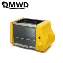 전기오븐 제과제빵 홈쿠킹 가정용110V/220V 미니 전기 오븐 로스트 그릴 토스터 케이크 빵 메이커 스테이, 01 YELLOW_03 UK