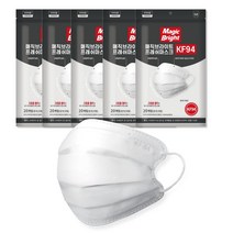 [100매] KF94 매직브라이트 프레쉬 마스크 대형 일회용 덴탈 크린센스, KF94 크린센스 매직브라이트 대형 화이트, 200매, 1개