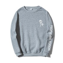 가을 겨울 운동복 남성 남자 패션 Streetwear 옷 장미 꽃 인쇄 땀 capuche 상의 풀 오버 mens 후드 티 셔츠