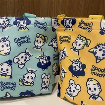 일본 캐릭터 대용량 단열 귀여운 프린팅 피크닉 보온백 런치백 도시락 토트백