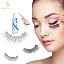 핸드메이드 인조속눈썹 /대용량속눈썹/셀프속눈썹 /가닥속눈썹/속눈썹연장/아이래쉬/인형속눈썹/ 듀오 속눈썹접착제, 1set, 속눈썹 R-S13 (10/SET)