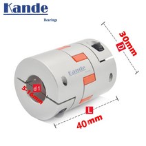 cf-03bw d30l40 series1pcs 유연한 매화 클램프 커플러 d30 l40 샤프트 크기 cnc 턱 샤프트 커플 링 810121416mm d30l40