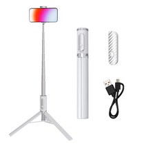 마타스튜디오 MT-15 블루투스 스마트폰 셀카봉 삼각대 155cm, 화이트
