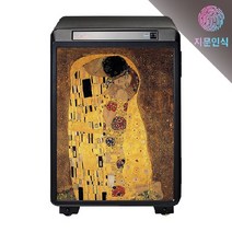 루셀 lucell UP-060PM1지문 클림트키스 명화금고 100kg 가정용으로 사용하기 딱 좋은크기 엄마선물 부모님선물 기사님설치배송 날짜지정가능, 추가, 3층계단(B2)