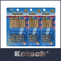 BMS796899나무 칼블럭 나사못 3세트 나무피스 피스못 나사칼블럭 칼브럭 DIY, 상세페이지 참조