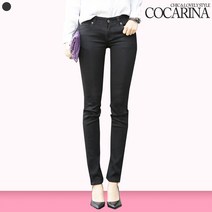 코카리나 여성용 베이글 슬림진 블랙 스키니진 여자청바지 빅사이즈