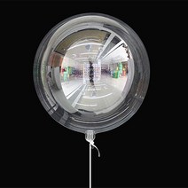 플라워미츄 투명 버블 풍선 PVC 데코 클리어 파티 8인치~36인치, 8인치(14~18), (풍선)