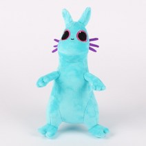 레인월드 슬러그캣 비의 세계 봉제인형 솜인형, 파란색, 30cm