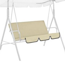 텐터 우레탄창 제약 천막사 3 좌석 스윙 캐노피 시트 쿠션 커버 세트 파티오 스윙 의자 해먹 교체용 방수, 06 coffee