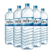 팔도 맑은샘수 2L x 6펫 (무라벨)