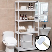 슈랙엣홈 무볼트 조립식앵글선반 5단 블랙 화이트 앵글선반 [ 조립용 고무망치 증정 ], 선반 5단1800 화이트/1000x400 (WxD)