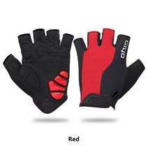 Giyo-블라스트 윈드 하프 핑거 자전거 장갑 통기성 낚시 등산 MTB 사이클링 장갑 로드 레이싱 자전거, 04 Red_03 L