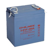 무보수 배터리 3-EVF-200A 6V 260AH 밧데리 Chilwee 6659874EA, 1개