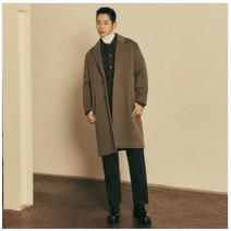 마인드브릿지 남성용 캐시미어 세미반 더블 코트 MVCA7101