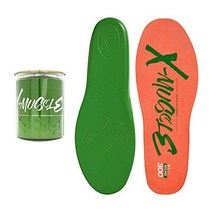 X-MUSCLE 깔창 초충격 흡수 깔개 전 발바닥의 진동 완화 피곤하지 않은 강력한 항균 소취 통기 생분해 인간 공학 스포츠 일상 생활 남성용 여성용, 걷다