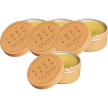 바디 버터 오렌지향 90g Shea Yeah Body Butter Ringelblume Orange, 4팩