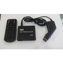 미디어플레이어 1080 멀티미디어 비디오 플레이어 미디어 박스 어댑터 포함 7, 검은색