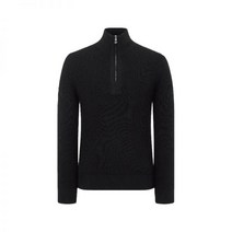 J.LINDEBERG 제이 린드버그 men 알렉스 하프 지퍼 니티드 스웨터 - 블랙