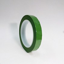 덕성 녹색 실리콘테이프 폭 10mm - 300mm 선택가능 고온 마스킹 내열, 35mm