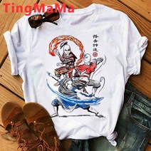 아바타 물의길 피규어 용품 아바타 The Last Airbender T 셔츠 여성 Appa Tshirt Funny atar Graphic Te, 06 87182_03 S