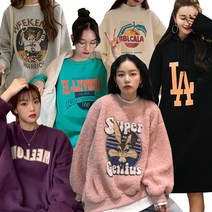 피앤비 맨투맨 오버핏 후드집업 라운드티 기모후드티 뽀글이 가디건 목폴라 블라우스