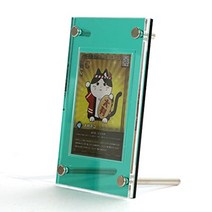 Shield PRO 트레이딩 카드 디스플레이 케이스 10색 투명 프레임, 초록