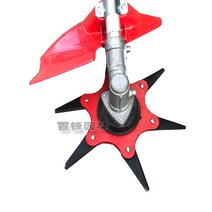 BIGWINTREE 예초기 잔디 깎기 헤드 6엽 날 블레이드 범용 내마모성 애치기 제초기 원형날 예취기, 단품