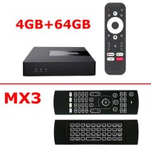구글 인증 안드로이드 11 TV 박스 Mecool KM7 Amlogic S905Y4 DDR4 4 기가 바이트 64 5G 와이파이 유튜브 4, 10 4GB 64GB add MX3_03 영국 플러그