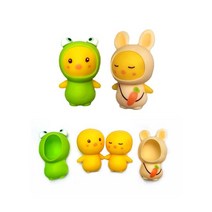 2500 옷입히는 애니멀 말랑이(2개), 단품, 단품