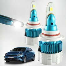 POI_204 LED 안개등 부품 D24 K3 1200루멘 전조등 2W9F97A9, 1개, H7 2개 1세트