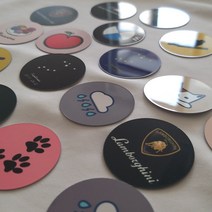 업그레이드 핸드폰 거치대 마그네틱 자석 철판 메탈 플레이트 차량용 486디자인, 플레이트(무광)