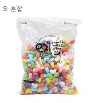 (OH) 이지콘 블록 모양콘 하트 리필 500pcs, 혼합