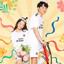 반티닷컴 커스텀 백색 7002 축구복 상하의 세트 풀마킹