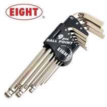 EIGHT 세미롱볼렌치세트 016S-9NK(mm), 1개