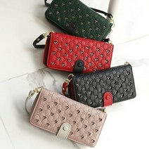 가방나라 가죽 하트 큐빅 지갑형 폰케이스 전기종 휴대폰 케이스 미니백
